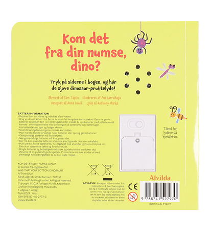 Alvilda Bok med lyd - Kom det fra rumpa di, Dino? - Dansk