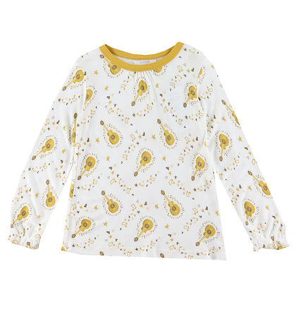 Joha Pyjama set - 2-delig - Bamboe - Off White m. Guitar