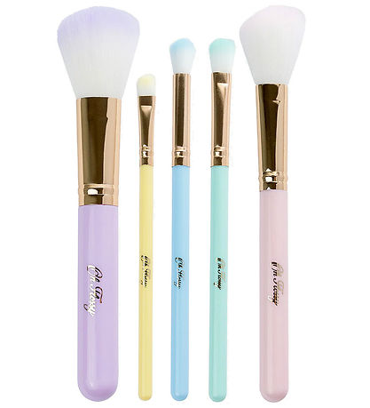 Oh Flossy Makeup Brushes - 5 pcs - Rainbow