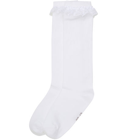 Minymo Kniestrümpfe - Noos - White