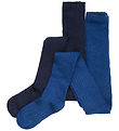 Collants Minymo - 2 Pack - Rib - Non - Total Eclipse
