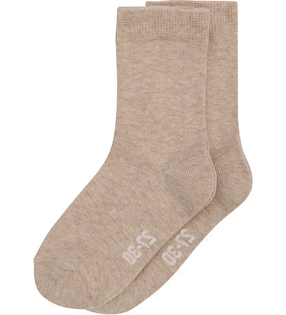 Minymo Ankle Socks - 2-Pack - Noos - Silver Mink Melange