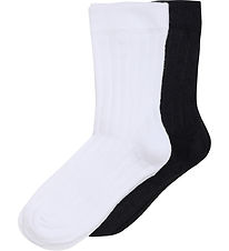 Minymo Sokken - 2-pack - Rib - Black Minymo Sokken - 2-pack - Rib - Black