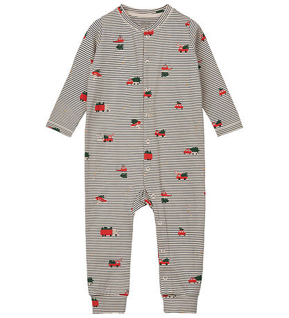 Liewood Nightsuit - Birk Printed Pajama Set Jumpsuit - Holiday V