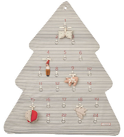 Liewood Calendar - Natalie Christmas - Stripes Sandy/Classic+ Hu