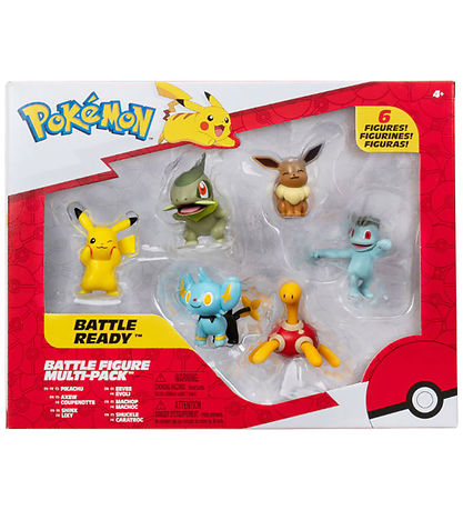 Pokémon 피규어 - 6개입 - 배틀 피규어