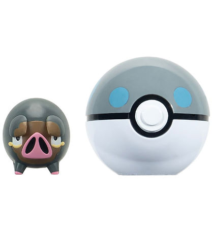Pokémon Figure - Clip N Go - Lechonk w. Heavy Ball