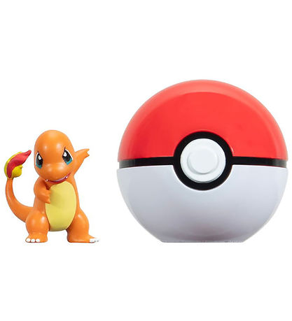 Pokémon Figure - Clip 'N' Go - Charmander w. Poke Ball