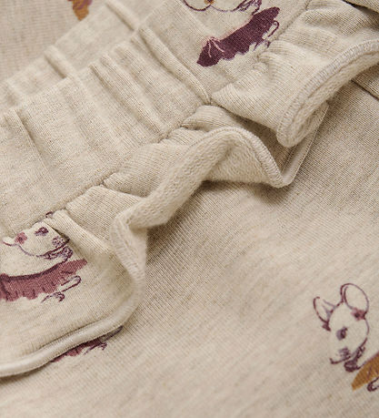 Minymo Trousers - Beige Melange