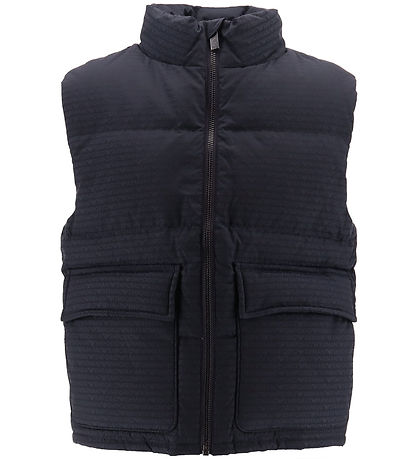 Emporio Armani Down Vest - Navy w. Logos