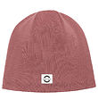 Mikk-Line Beanie - Wool/Acrylic - 2-layer - Rose Brown
