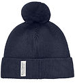 En Fant Beanie - Wool/Acrylic - Parisian Night w. Faux Fur Pom P
