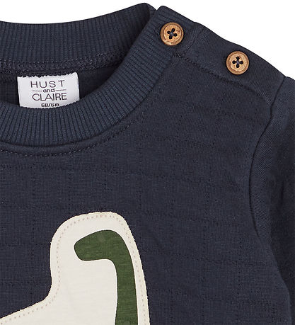 Sweat-shirt Hust and Claire - Sofus - Marine Sweat-shirt Hust and Claire - Sofus - Marine