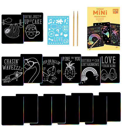 Box Candiy Creation Set - Mini Scratch cards - 16 pcs - Totally  Box Candiy Creation Set - Mini Scratch cards - 16 pcs - Totally