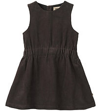Wheat Dress - Corduroy - Agnete - Raven Wheat Dress - Corduroy - Agnete - Raven