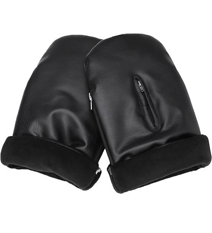 KongWalther Barnvagnshandskar - 2-pack - Østerbro - Svart