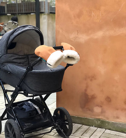 KongWalther Kinderwagen handschuhe - 2er-Pack - Østerbro - Braun