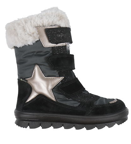 Superfit Winter Boots - Tex - Flavia - Black/Beige Superfit Winter Boots - Tex - Flavia - Black/Beige