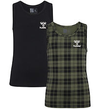 Hummel Undershirt - hmlNolan - 2-Pack - Dusty Olive
