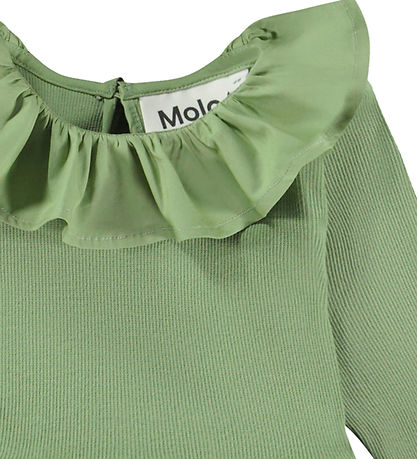 Molo Dress - Crystale - Moss Green