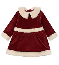 Konges Sløjd Dress - Velvet - Christmas - Red Dahlia Konges Sløjd Dress - Velvet - Christmas - Red Dahlia
