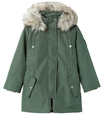 Name It Winter Coat - NOOS - NkfMilla Parka - Agave Green Name It Winter Coat - NOOS - NkfMilla Parka - Agave Green