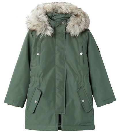 Name It Winterjacke - NOOS - NkfMilla Parka - Agave Green