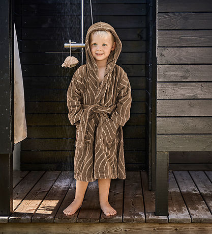 Leander Bathrobe - Woodland - Mocca Leander Bathrobe - Woodland - Mocca