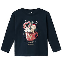 Blouse Name It - NmfRbell - Dark Sapphire Blouse Name It - NmfRbell - Dark Sapphire