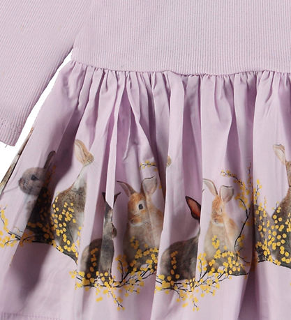 Molo Dress - Candi - Purple Bunnies