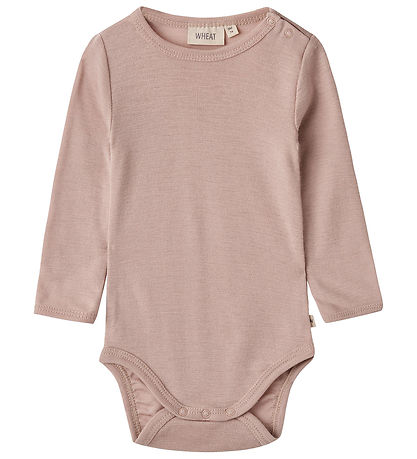 Wheat Bodysuit L/æ - Wool - Lucca - Dry Rose