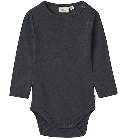 Wheat Bodysuit L/æ - Wool - Lucca - Navy Wheat Bodysuit L/æ - Wool - Lucca - Navy