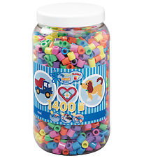 Hama Maxi Beads - 1400 pcs - Pastel Mix Hama Maxi Beads - 1400 pcs - Pastel Mix