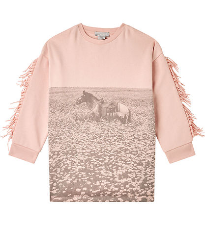 Stella McCartney Kids 스웨트 드레스 - 핑크 포함 말