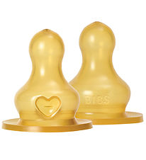 BIBS Flaschensauger - 2er-Pack - Fast Flow - Naturgummi BIBS Flaschensauger - 2er-Pack - Fast Flow - Naturgummi