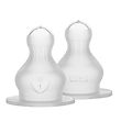 BIBS Bottle teat - 2-Pack - Fast Flow - Silicone BIBS Bottle teat - 2-Pack - Fast Flow - Silicone