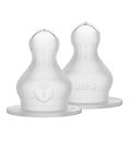 BIBS Flaschensauger - 2er-Pack - Fast Flow - Silikon