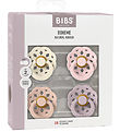 BIBS Bohemia Pacifiers - Size 1 - 4-Pack - Round - Ivory/Blush/B BIBS Bohemia Pacifiers - Size 1 - 4-Pack - Round - Ivory/Blush/B