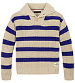 Tommy Hilfiger Blouse - Knitted - Wedge Blue Stripe Classic+ Bei Tommy Hilfiger Blouse - Knitted - Wedge Blue Stripe Classic+ Bei