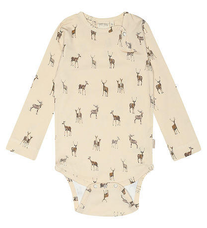 Petit Piao Bodysuit L/æ - Deer AOP