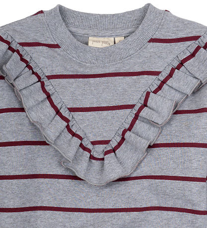 Sweat-shirt Petit Piao - Light Grey Melange Stripe Sweat-shirt Petit Piao - Light Grey Melange Stripe