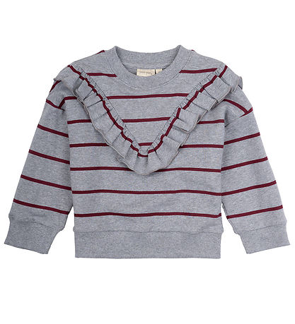 Sweat-shirt Petit Piao - Light Grey Melange Stripe Sweat-shirt Petit Piao - Light Grey Melange Stripe