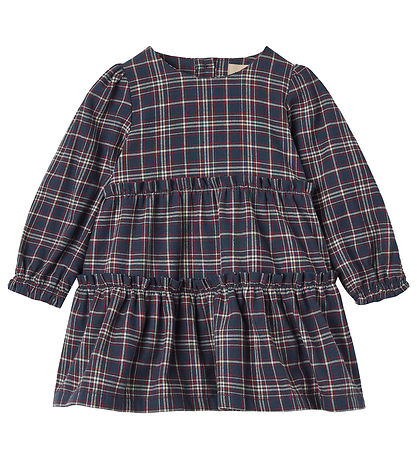 Wheat Dress - Fanny - Navy Check