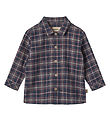 Wheat Shirt - Oscar - Navy Check Wheat Shirt - Oscar - Navy Check