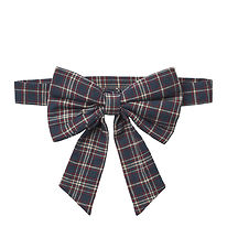 Wheat Belt w. Bow - Sonja - Navy Check Wheat Belt w. Bow - Sonja - Navy Check