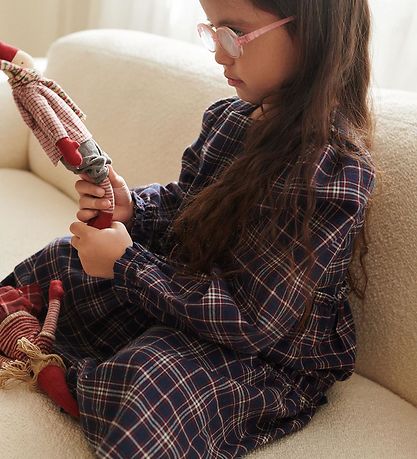 Wheat Dress - Fanny - Navy Check Wheat Dress - Fanny - Navy Check