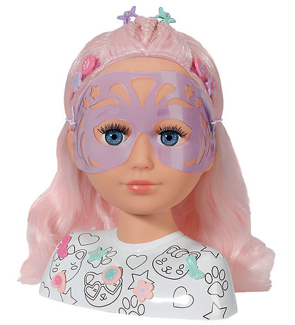 Baby Born Makeup head w. Accessories - Sister Styling Artist