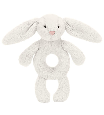 Jellycat Rattle - 18x8 cm - Bashful Bunny - Cream Jellycat Rattle - 18x8 cm - Bashful Bunny - Cream