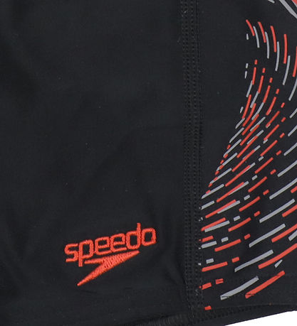 Speedo Swim Trunks - Hyper Boom Panel Jammer - Black/Red
