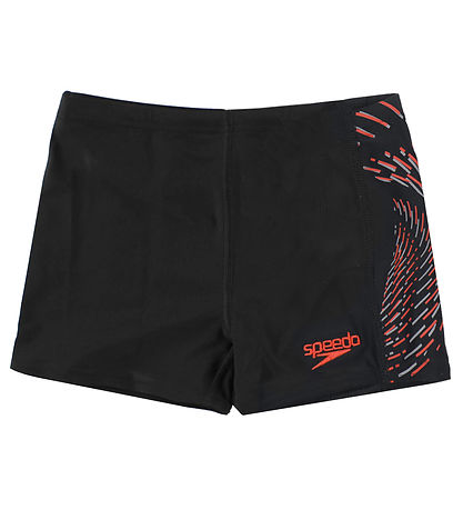 Speedo Swim Trunks - Hyper Boom Panel Jammer - Black/Red